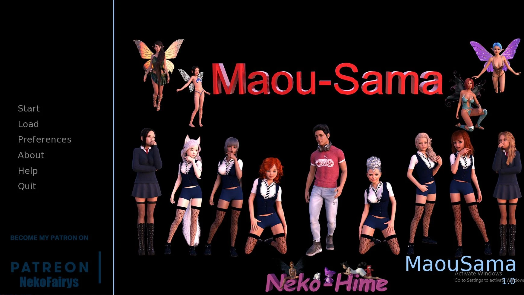 Download porn game Maou-Sama – Week 4 – New Version 0.3 [Neko Fairys]